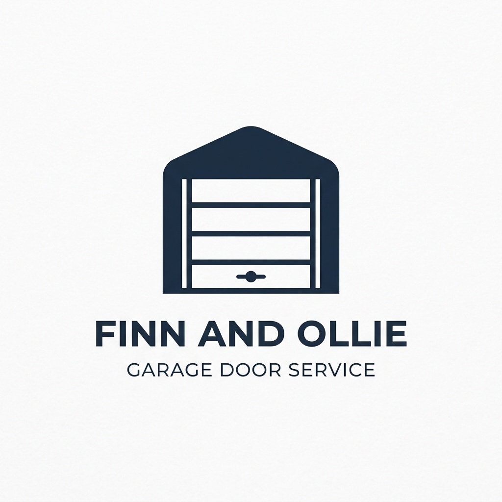 Finn and Ollie Garage Door Service Logo